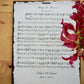 Personalized Anniversary Music Sheet