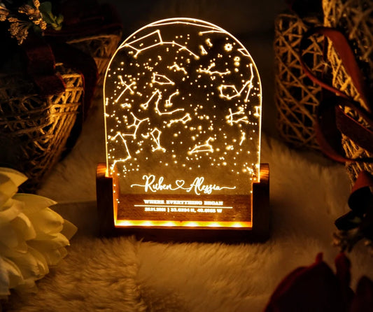 Personalized Constellation Chart Lamp