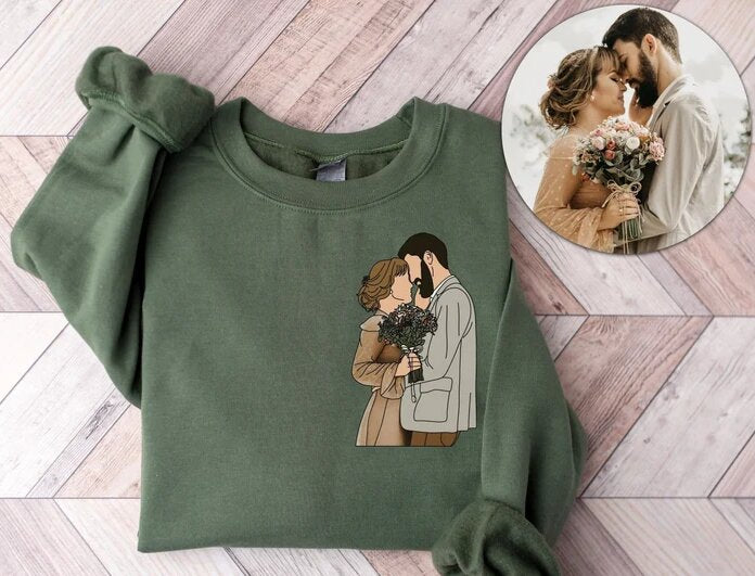 Custom Photo Print Sweatshirt