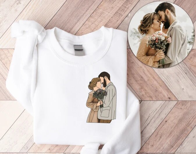 Custom Photo Print Sweatshirt