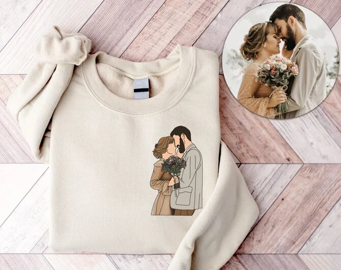 Custom Photo Print Sweatshirt